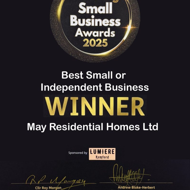 A4 Awards for May Residential LTD
